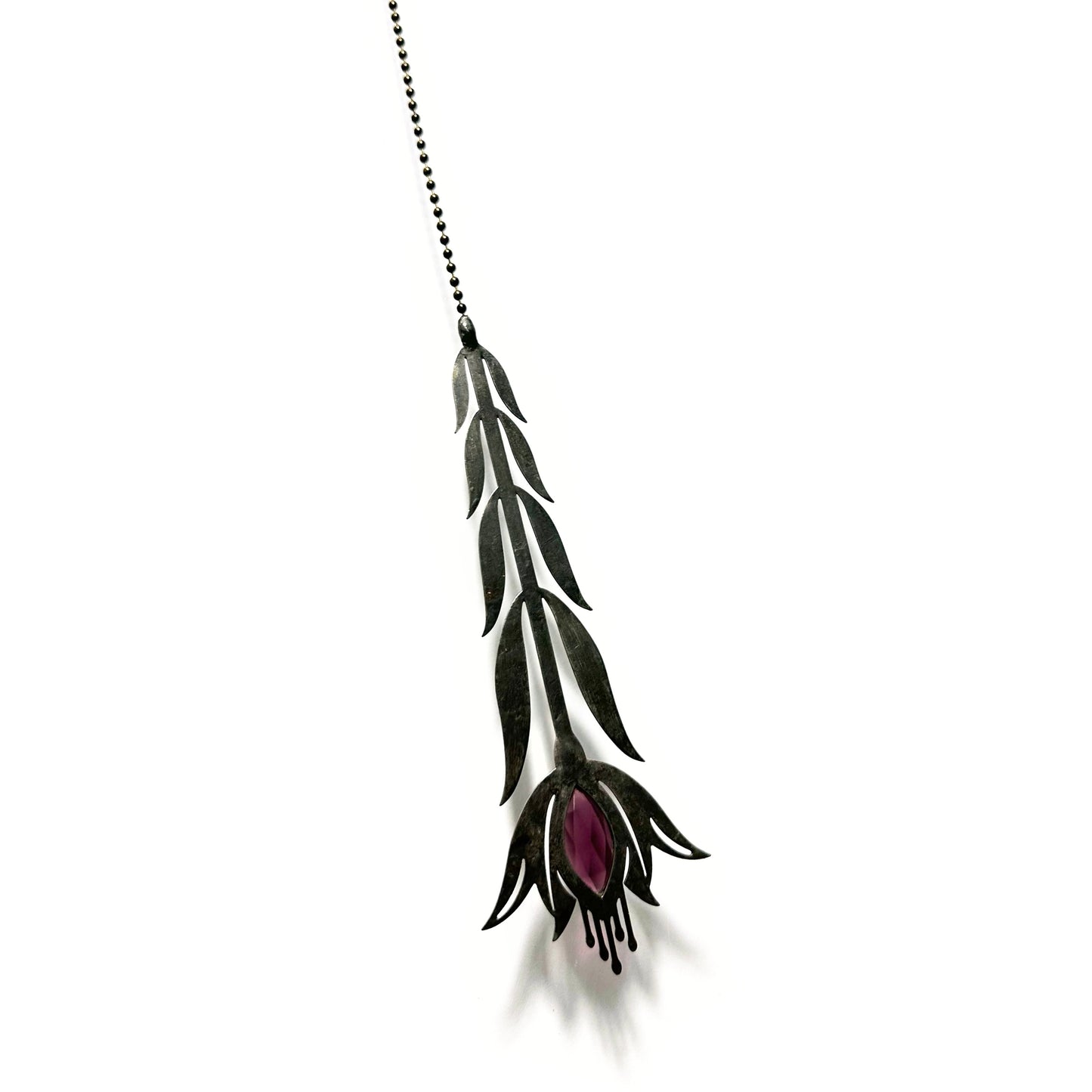 Amethyst Fleur Suncatcher
