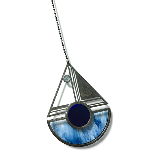 Blue Aventurine/Midnight Blue Seaward Suncatcher