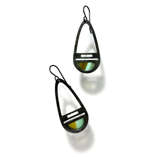 Mint/Citron/Seafoam Vesper Earrings