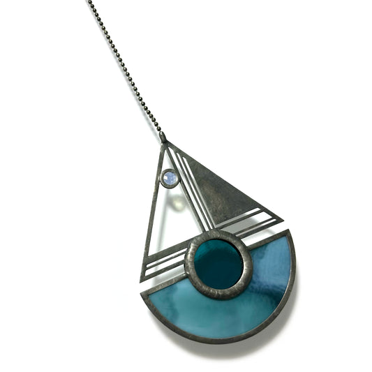 Powder Blue/Dark Aquamarine Seaward Suncatcher