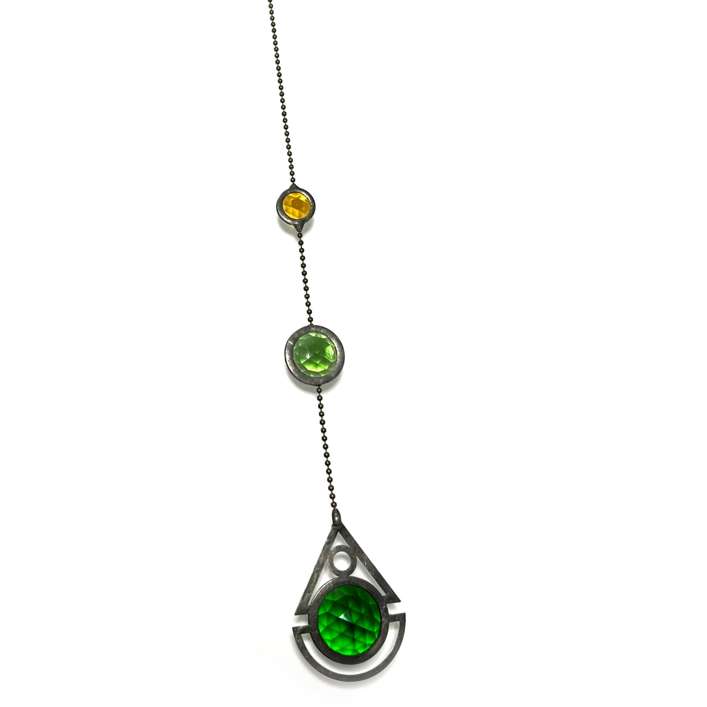 Emerald/Seafoam/Amber Seafarer Suncatcher