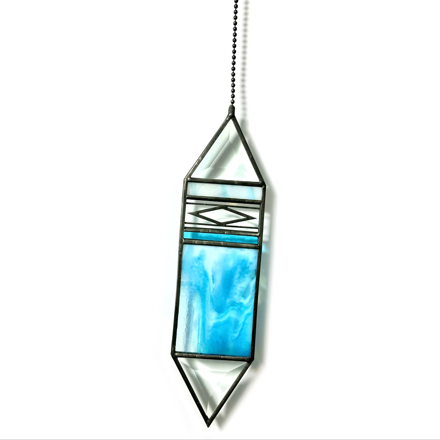 Turquoise Trigon Suncatcher