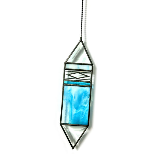 Turquoise Trigon Suncatcher