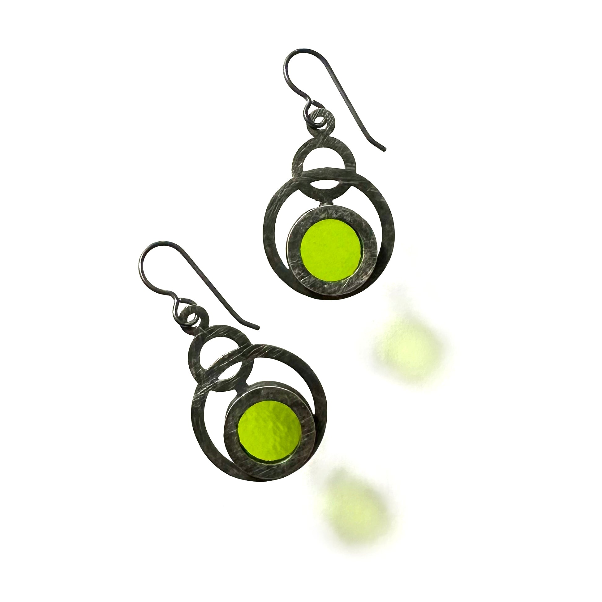 Stained Glass Earrings - Handmade Glass Jewelry | Etta Kostick Designs
