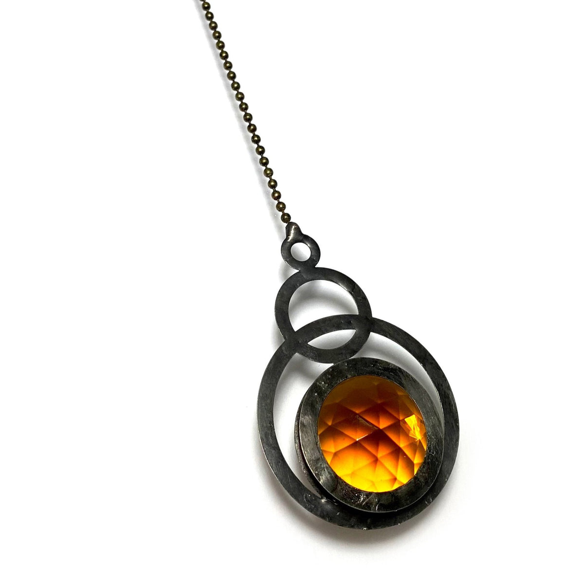 Small Amber Eclipse Suncatcher