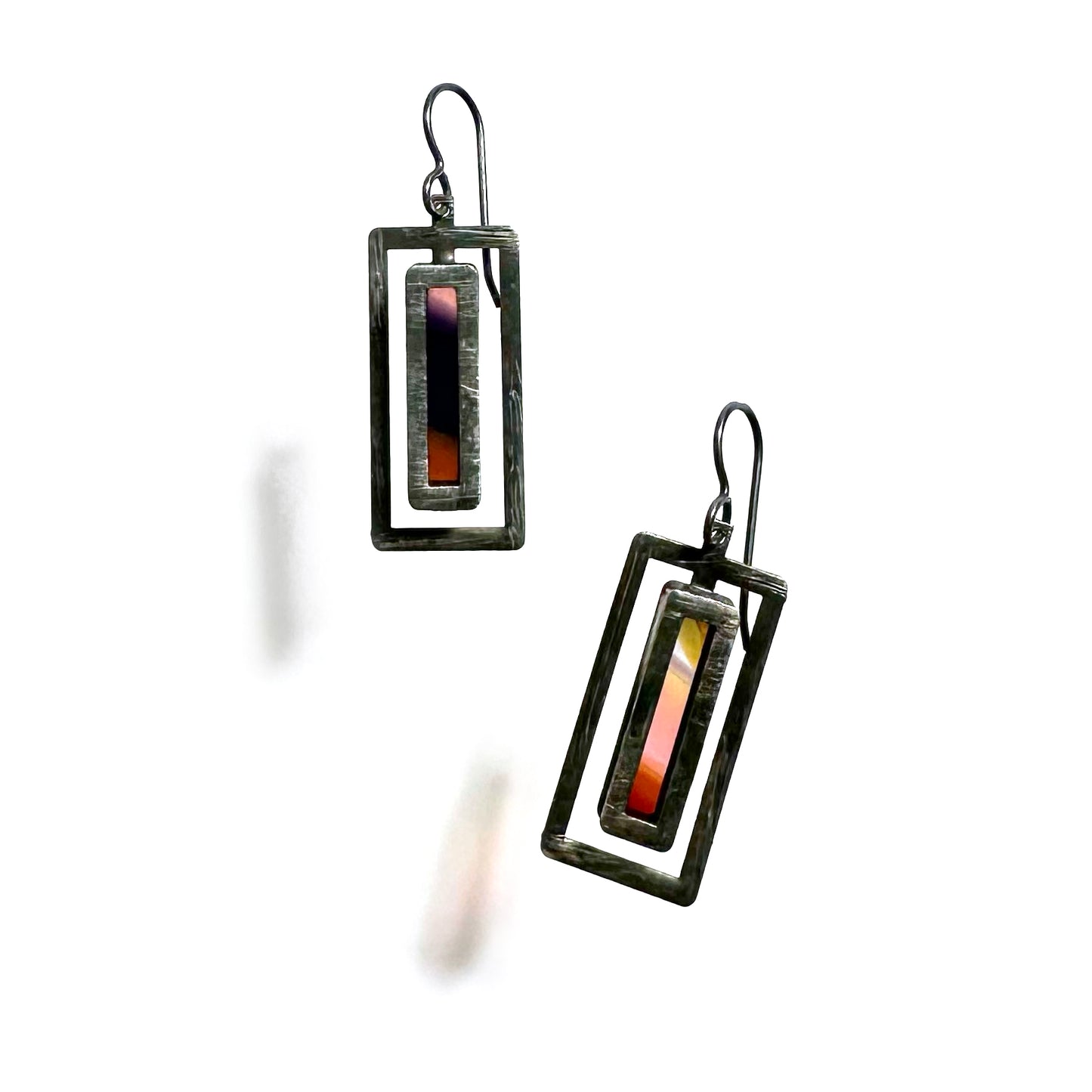 Plum/Persimmon/Marigold Atrium Earrings