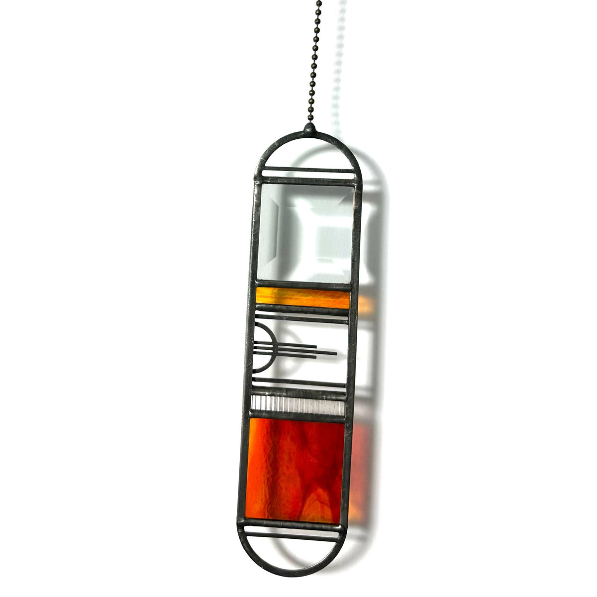 Small Flame Sunburst Suncatcher