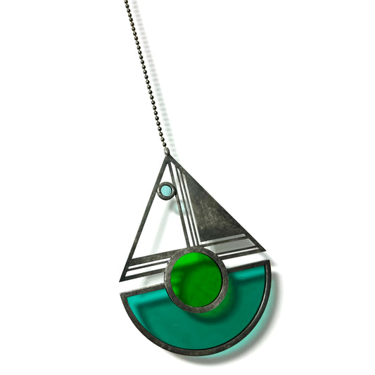 Teal/Shamrock Seaward Suncatcher